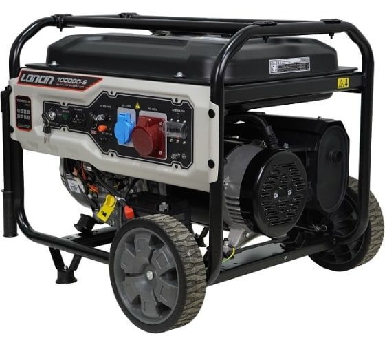 Бензиновый генератор Loncin LC10000D-S для гаража фото