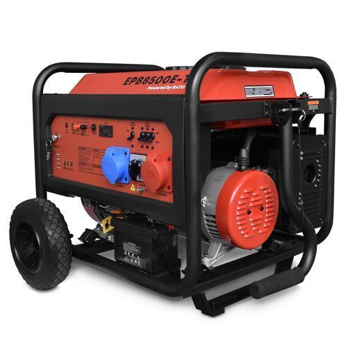 Бензиновый генератор REDVOLT EPB8500E-T для гаража фото