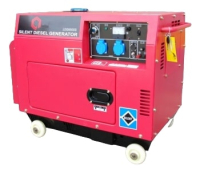 Дизельный генератор Амперос LDG6000СLE стартер в кожухе  для гаража фото