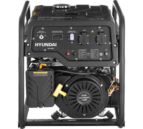 Бензиновый генератор Hyundai HHY 5020FE 4-х тактный фото