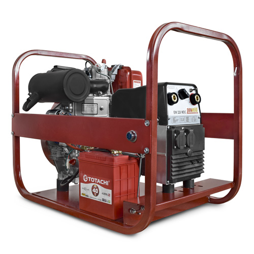 Дизельный сварочный генератор REDVOLT 192FAE-220MDC-B EPDRW220MDCE-S для гаража фото