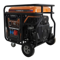 Бензиновый генератор Lifan 15000E3A для гаража фото