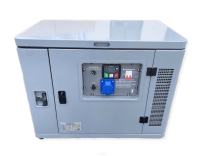 Бензиновый генератор Амперос LT10000E стартер в кожухе армейский фото