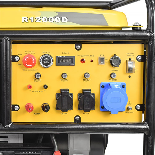 Бензиновый генератор RATO R12000DA э/c + подготовка к автозапуску для гаража фото
