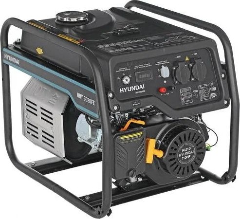 Бензиновый генератор Hyundai HHY 3020FE для дачи фото