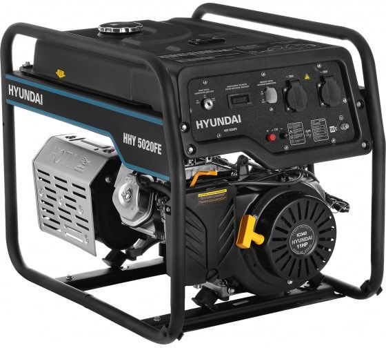 Бензиновый генератор Hyundai HHY 5020FE синхронный фото