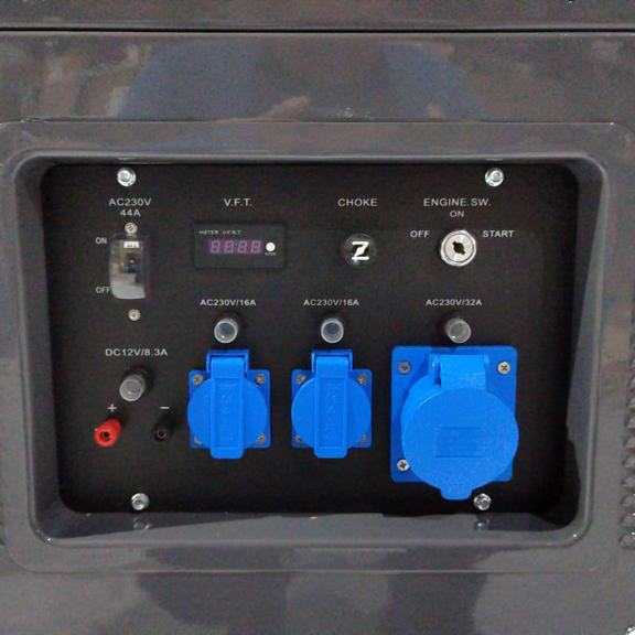 Бензиновый генератор Zongshen QB 12000 E для гаража фото