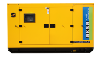 Дизельный генератор Aksa APD200A в кожухе с АВР  стационарный фото