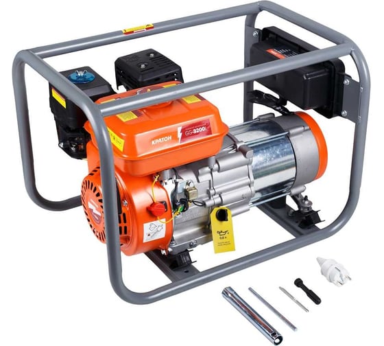 Бензиновый генератор КРАТОН GG-3200L фото