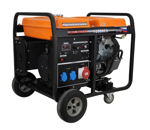 Бензиновый генератор Lifan 10 GF2-4 (LF12000E3) для гаража фото