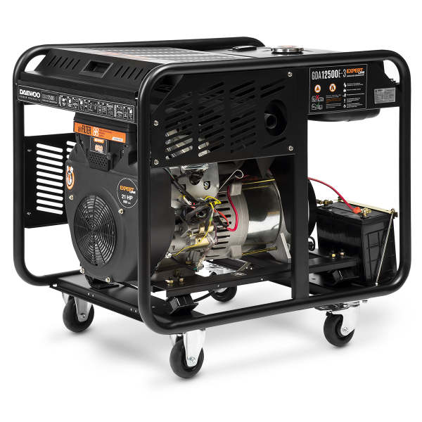 Бензиновый генератор DAEWOO GDA 12500E-3 портативный фото