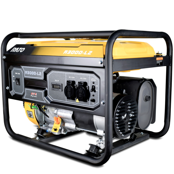 Бензиновый генератор RATO R3000-L2W + колесный комплект для гаража фото