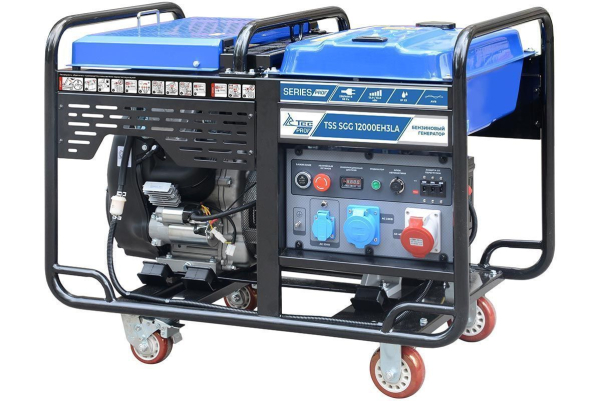 Бензиновый генератор ТСС SGG 12000EH3LA в кожухе МК-2.1 4-х тактный фото