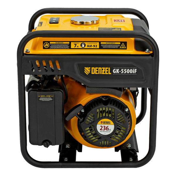 Бензиновый инверторный генератор DENZEL GK-5500iF для дачи фото
