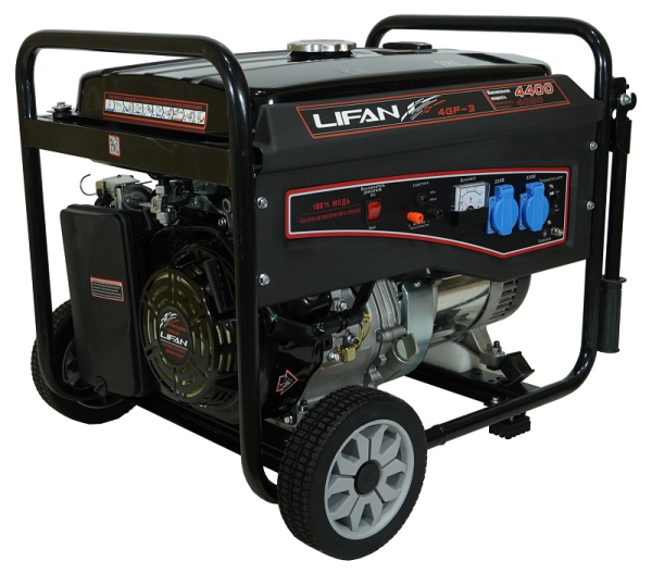 Бензиновый генератор Lifan 4 GF-3 (LF5000) для гаража фото