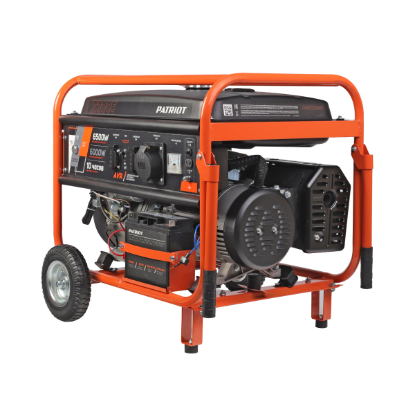 Бензиновый генератор PATRIOT SRGE 7200 E для гаража фото