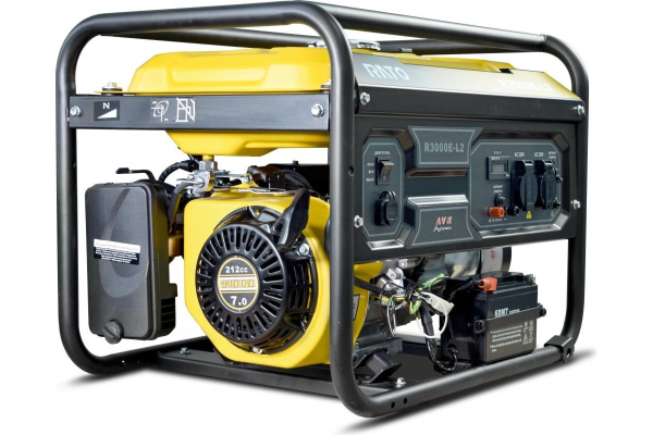 Бензиновый генератор RATO R3000E-L2 электростартер 4-х тактный фото