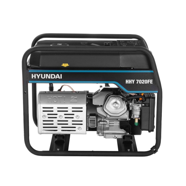 Бензиновый генератор Hyundai HHY 7020FE 4-х тактный фото