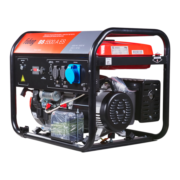 Бензиновый генератор Fubag BS 5500 A ES для гаража фото