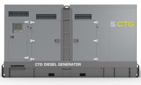 Дизельный генератор CTG 550C (двигатель KTA19-G3A) в кожухе с АВР фото