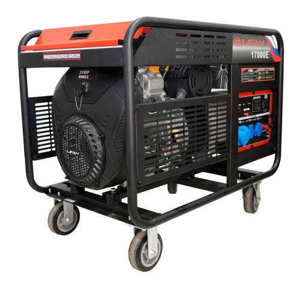 Бензиновый генератор Lifan 17000E 4-х тактный фото