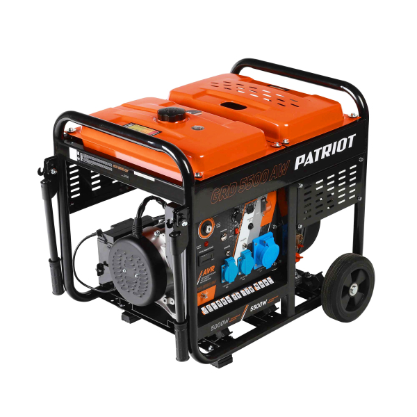 Дизельный генератор PATRIOT GRD 5500 AW 472702255 для гаража фото