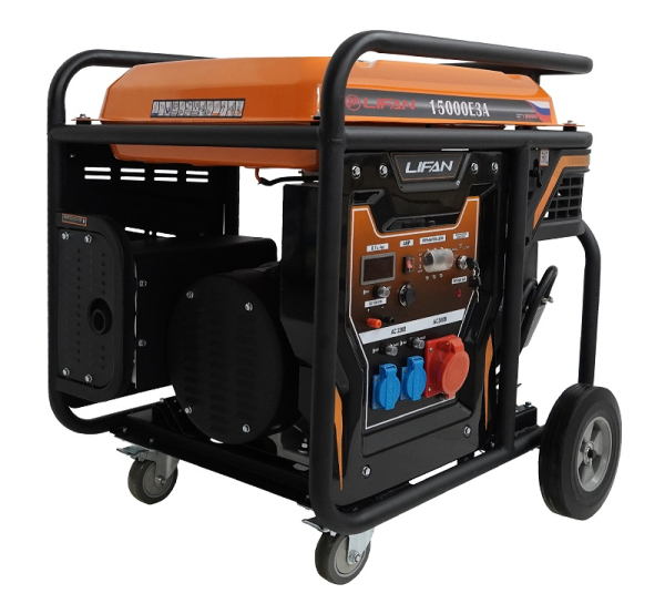 Бензиновый генератор Lifan 15000E3A 4-х тактный фото
