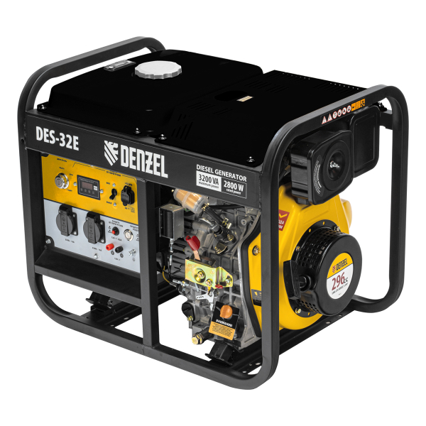 Дизельный генератор DENZEL DES-32E 94412 для дома фото