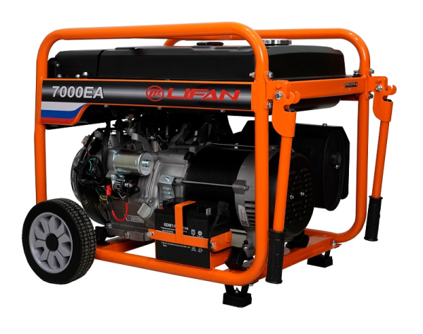 Бензиновый генератор Lifan 6 GF-5A (7000EA) для гаража фото