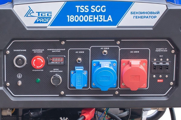 Бензиновый генератор ТСС SGG 18000EH3LA 190069 4-х тактный фото
