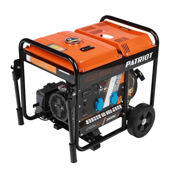 Дизельный генератор PATRIOT GRD 3000 EW 472702235 синхронный фото