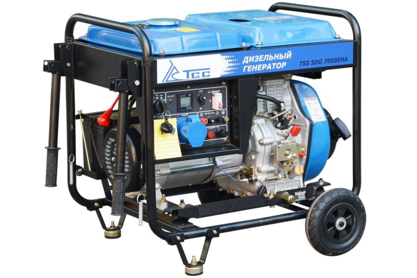 Дизельный генератор ТСС SDG 7000EHA с АВР 033540 4-х тактный фото