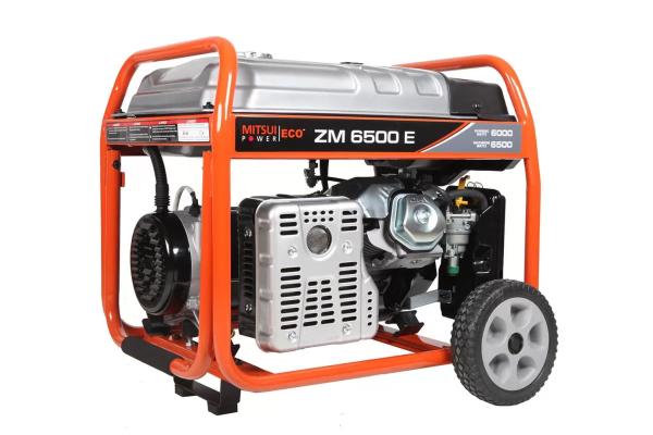Бензиновый генератор Mitsui ZM 6500 E для гаража фото