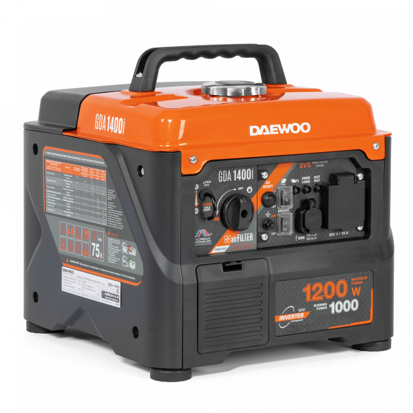 Бензиновый инверторный генератор DAEWOO GDA 1400i фото