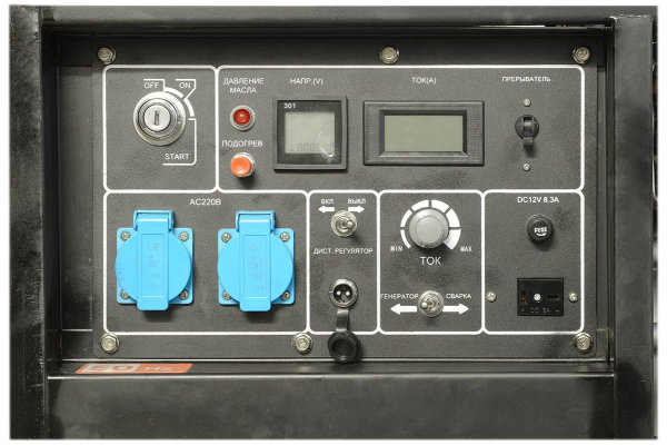 Дизельный сварочный генератор ТСС PRO DGW 3.0/250E-R 022833 портативный фото