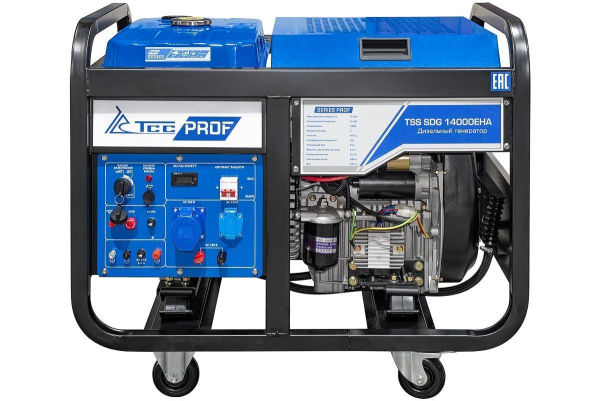 Дизельный генератор ТСС SDG 14000EHA 100139 портативный фото