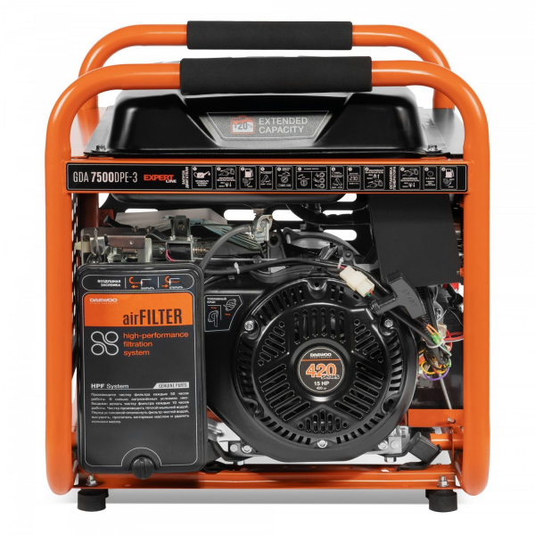 Бензиновый генератор DAEWOO GDA 7500 DPE-3 4-х тактный фото