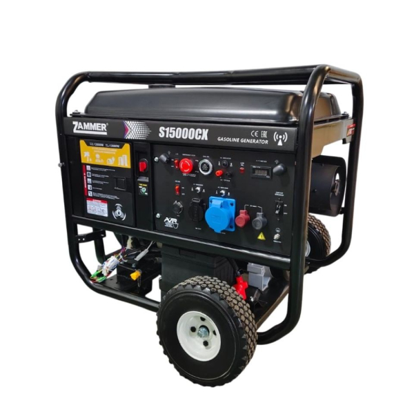 Бензиновый генератор Zammer S15000CX 4-х тактный фото