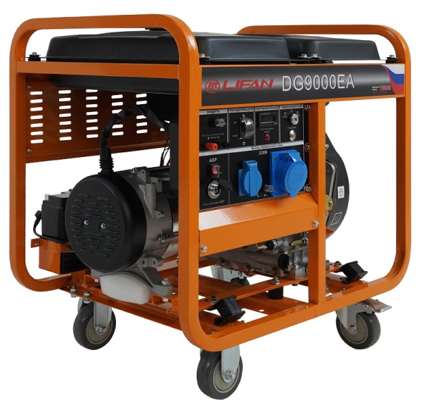 Дизельный генератор Lifan DG9000EA 00159884 4-х тактный фото