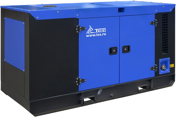 Дизельный генератор ТСС ЭД-24-Т400 в шумозащитном кожухе на прицепе 025280 4-х тактный фото