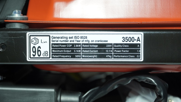 Бензиновый генератор Loncin LC3500-AS для гаража фото