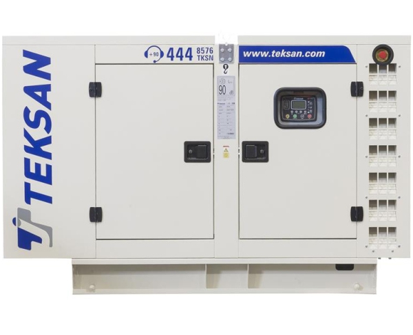 Дизельный генератор TEKSAN TJ35BD5C в кожухе  фото