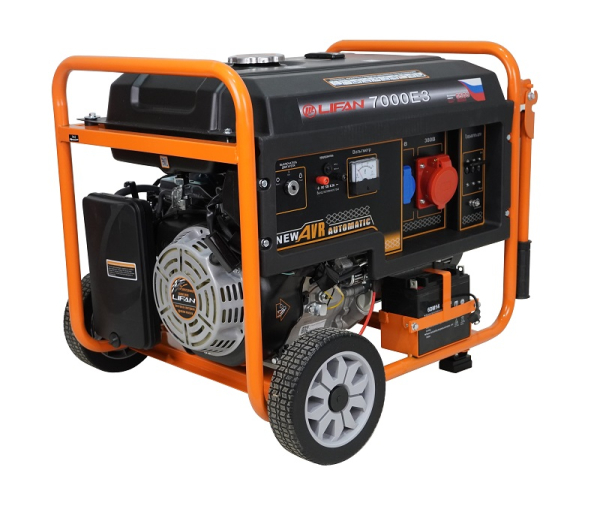 Бензиновый генератор Lifan 6 GF2-4 (LF7000E3) для гаража фото