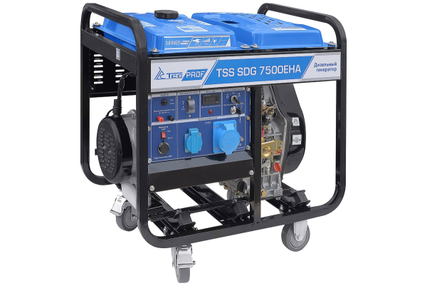 Дизельный генератор ТСС SDG 7500EHA 100026 для гаража фото
