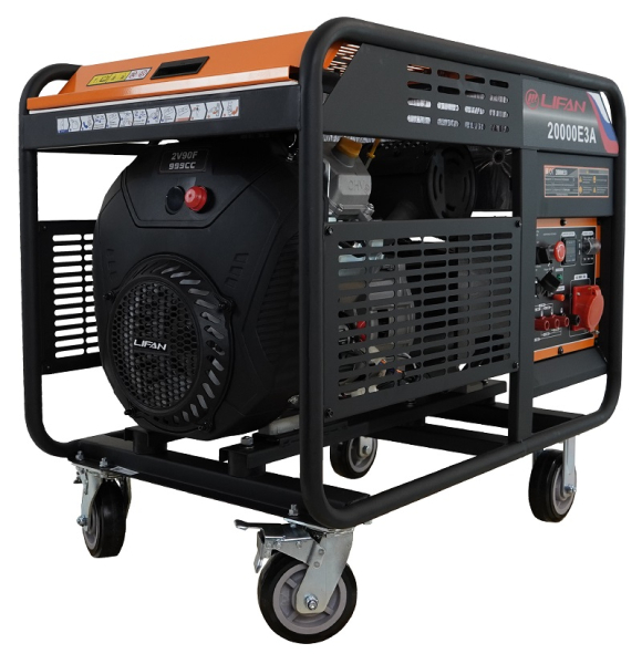 Бензиновый генератор Lifan 20000E3A 4-х тактный фото