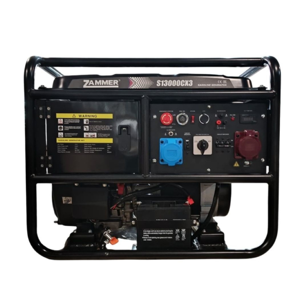Бензиновый генератор Zammer S13000CX3 4-х тактный фото
