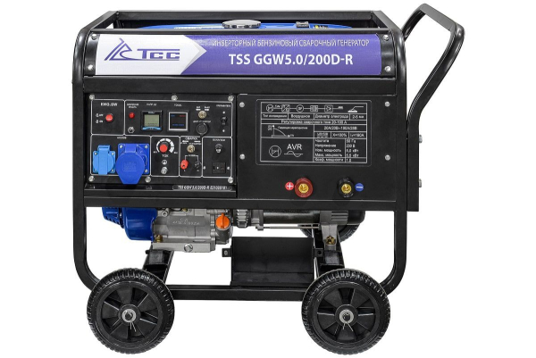 Бензиновый сварочный генератор ТСС GGW 5.0/200D-R 4-х тактный Бензиновый сварочный генератор ТСС GGW 5.0/200D-R 4-х тактный фото