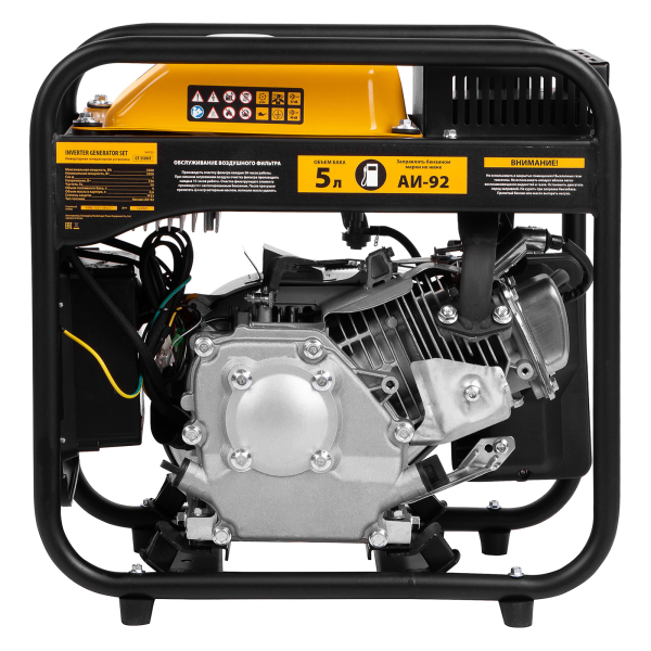 Бензиновый инверторный генератор DENZEL GT-3500iF передвижной фото