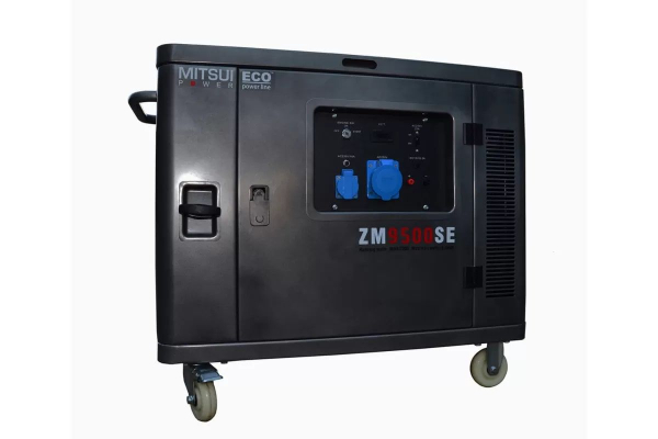 Бензиновый генератор Mitsui ZM 9500 SE для гаража фото