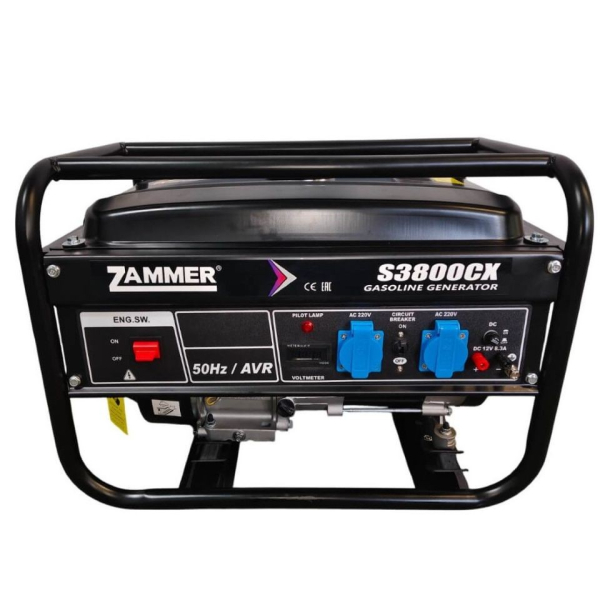 Бензиновый генератор Zammer S3800CX мини фото